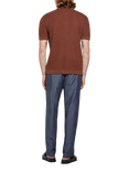 SISLEY Short Sleeve Cotton Polo Shirt