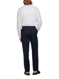 SISLEY Regular Fit Linen Shirt - view 2, Beige