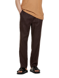 SISLEY Drawstring Linen Trousers