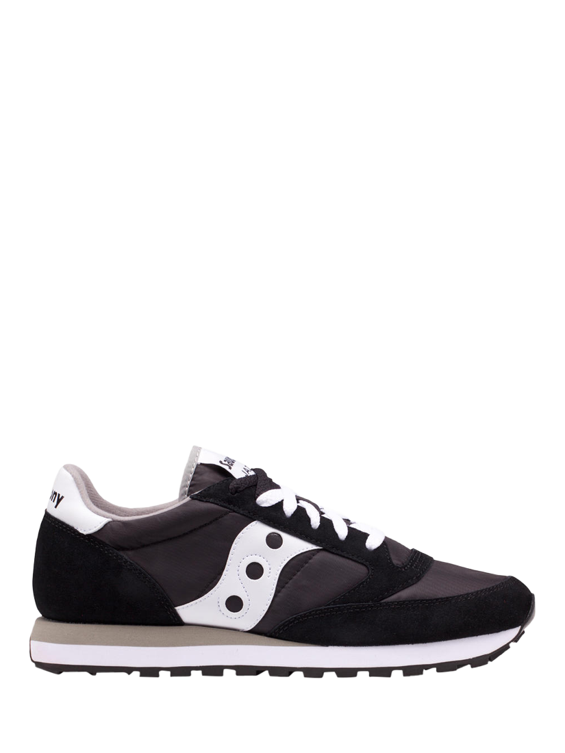 Product image 1 of 5, which shows Saucony Jazz Original Lace Up Trainers, Black/White, EU38.5