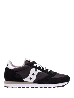 Saucony Jazz Original Lace Up Trainers, Black/White, Black/White