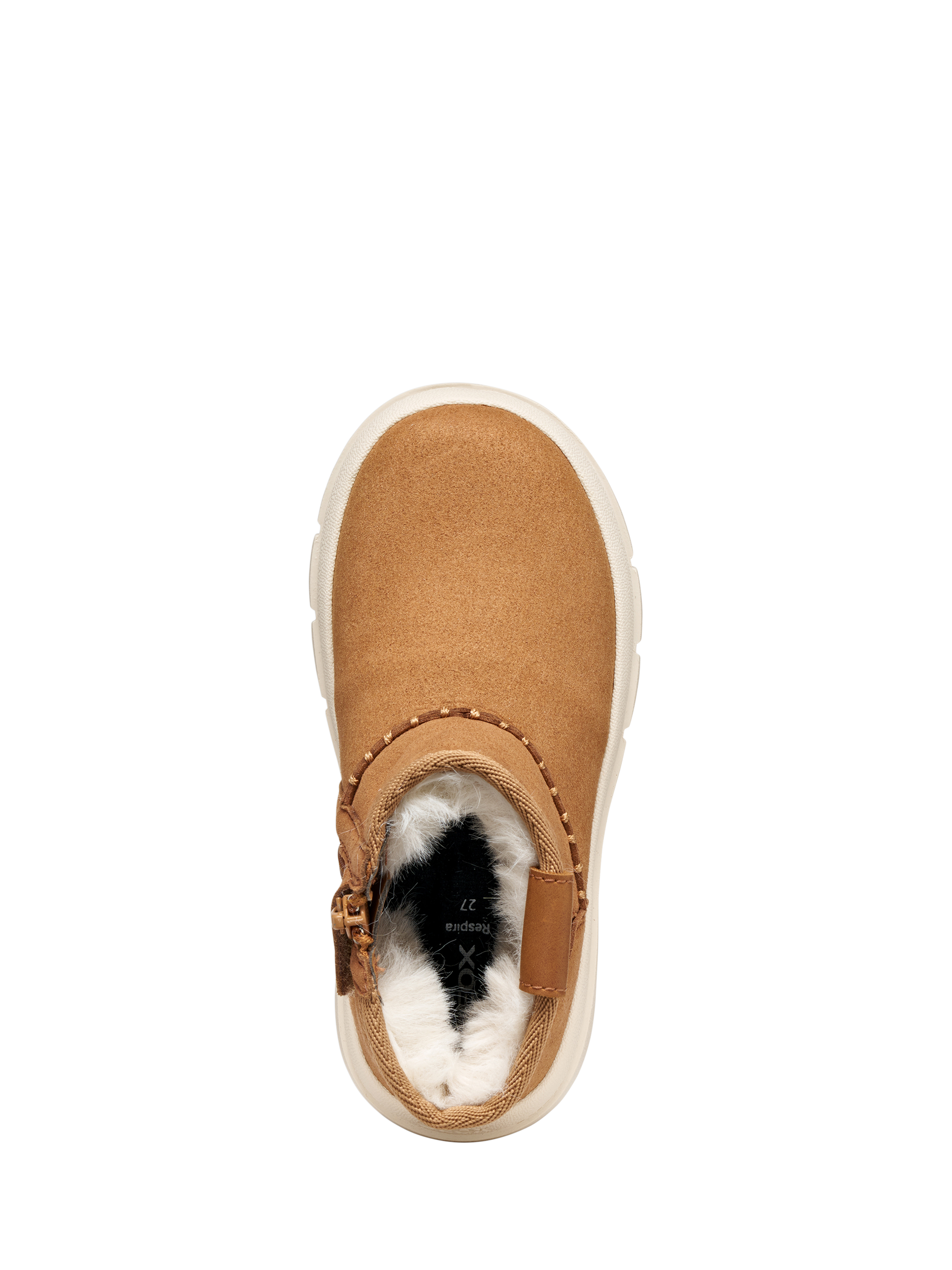 Product image 8 of 10, which shows Geox Kids' Willaboom Zipped Ankle Boots, Whisky, EU24