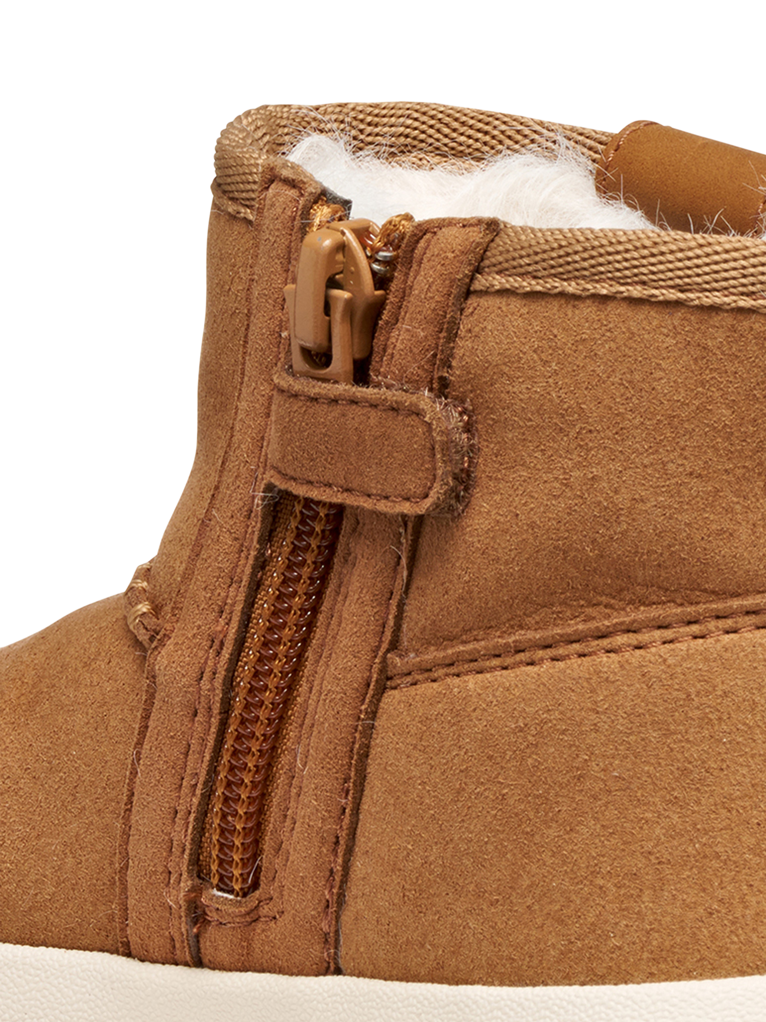 Product image 10 of 10, which shows Geox Kids' Willaboom Zipped Ankle Boots, Whisky, EU24