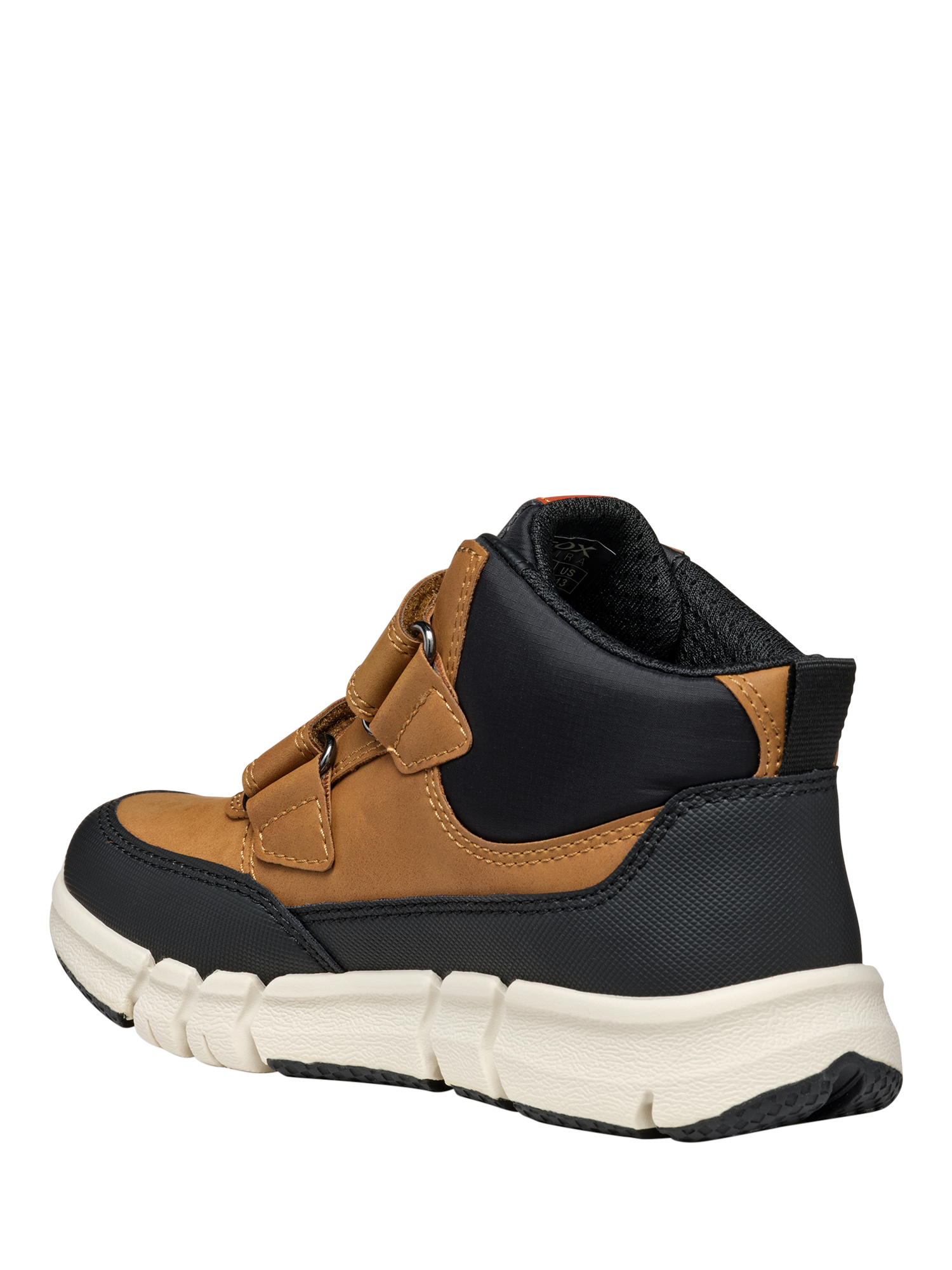 Product image 6 of 10, which shows Geox Kids' Flexyper Nubuck Leather Ankle Boots, Light Brown, EU34