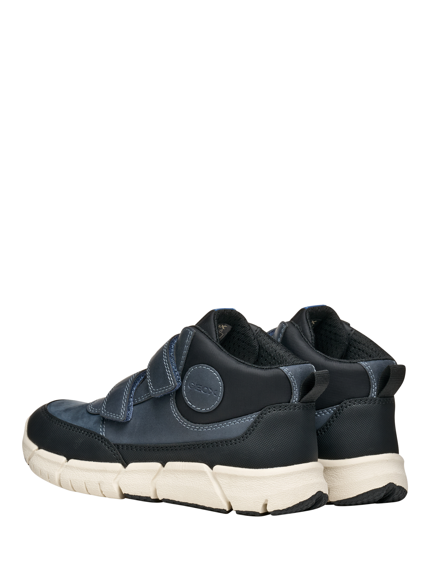 Product image 4 of 10, which shows Geox Kids' Flexyper Nubuck Leather Ankle Boots, Navy, EU38