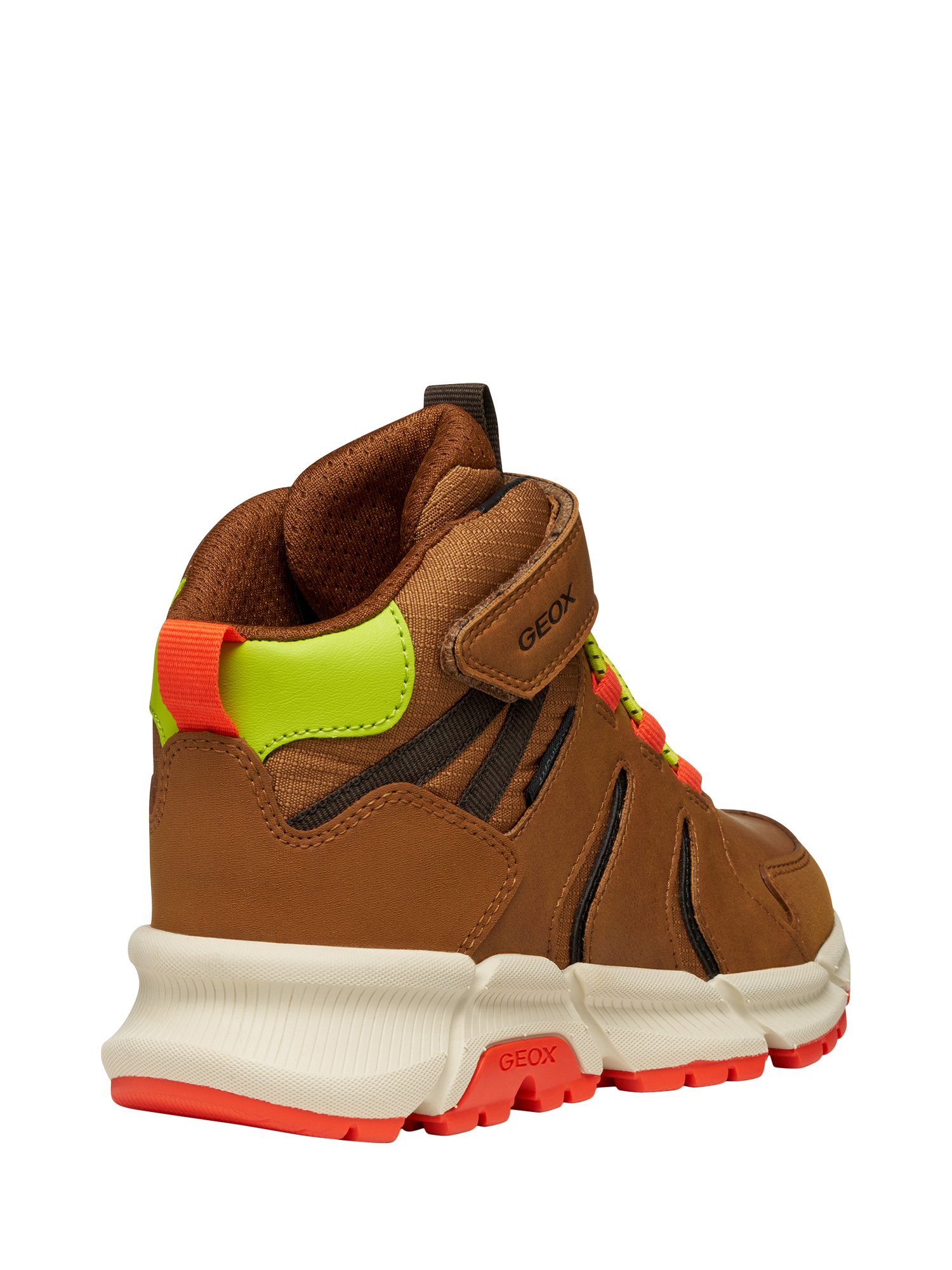 Product image 7 of 10, which shows Geox Kids' Flexyper Plus ABX Ankle Boots, Brown/Orange, EU28