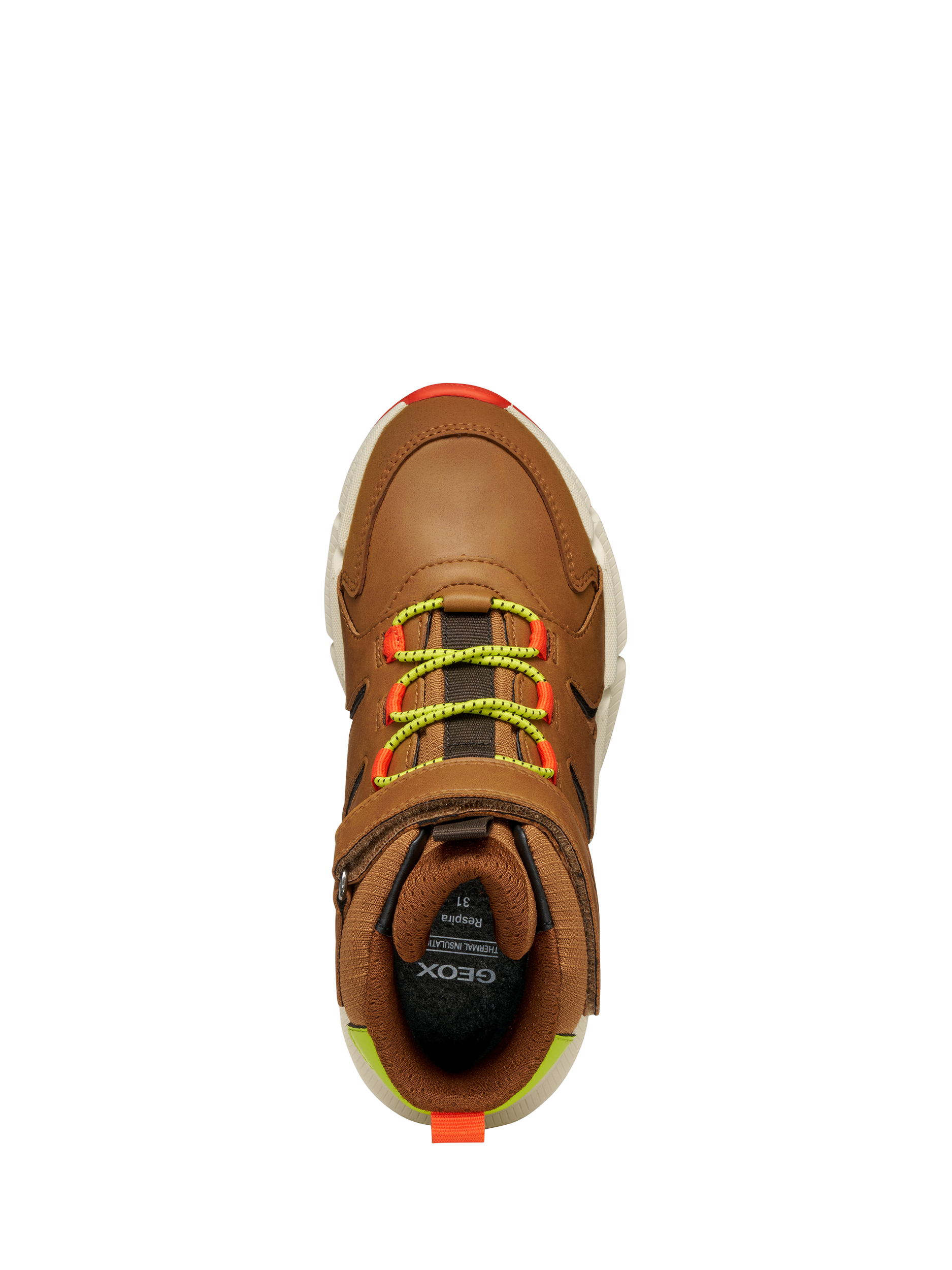 Product image 8 of 10, which shows Geox Kids' Flexyper Plus ABX Ankle Boots, Brown/Orange, EU28