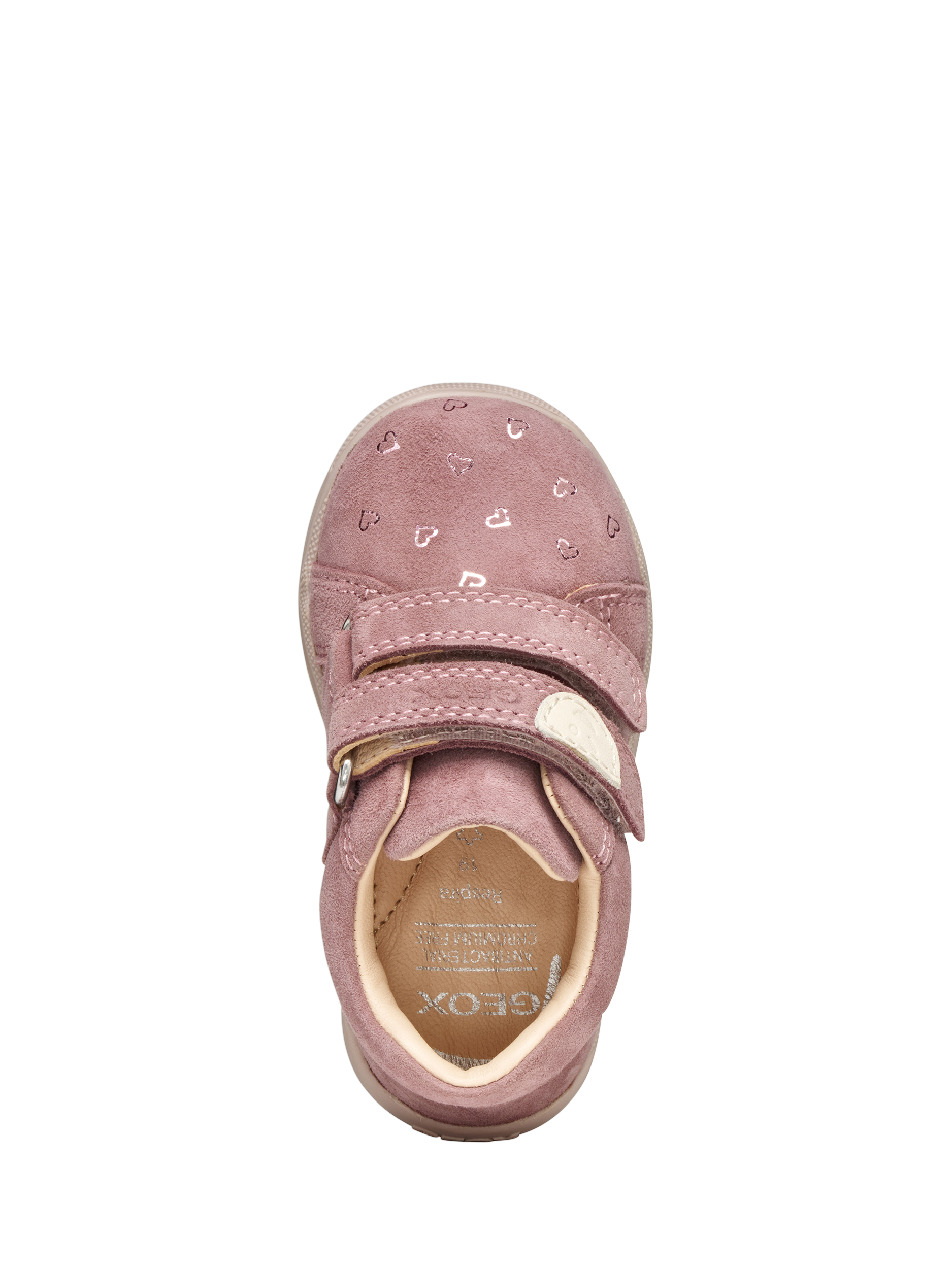 Product image 5 of 6, which shows Geox Kids' Macchia Suede Shoes, Rose, EU18