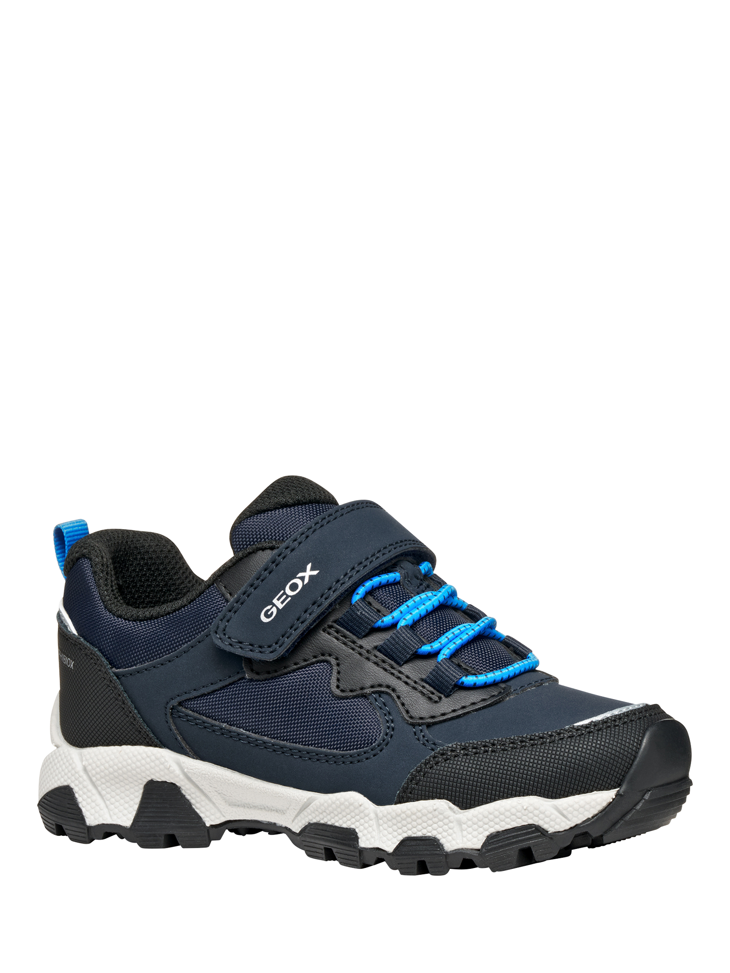 Product image 2 of 6, which shows Geox Kids' Magnetar ABX Low Cut Trainers, Navy/Sky, EU25