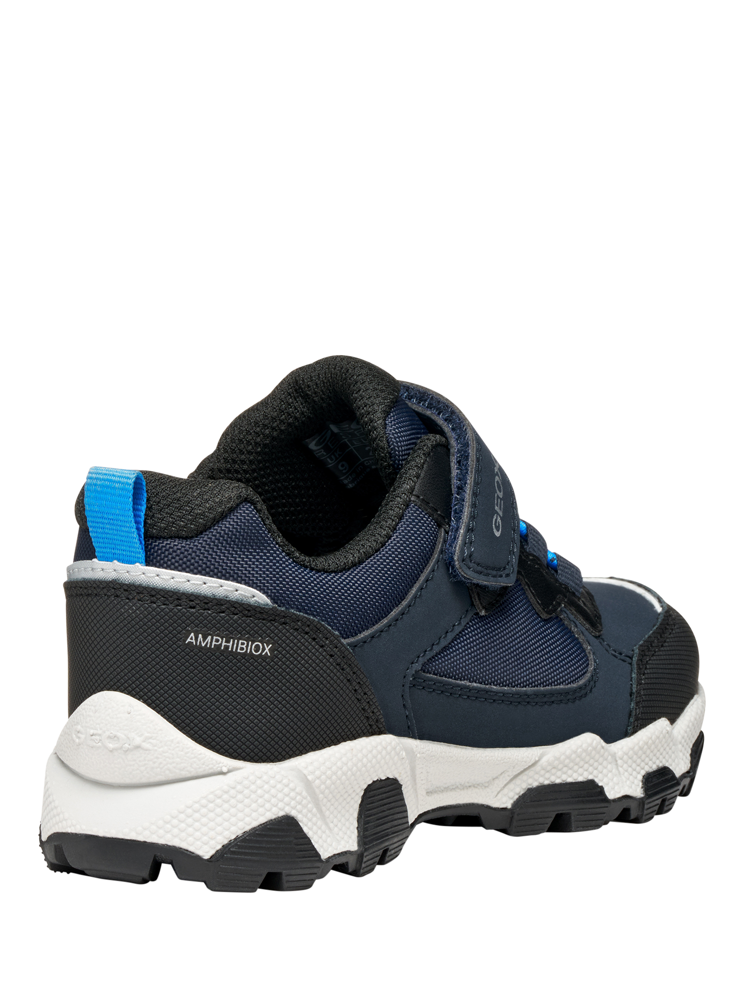 Product image 4 of 6, which shows Geox Kids' Magnetar ABX Low Cut Trainers, Navy/Sky, EU25