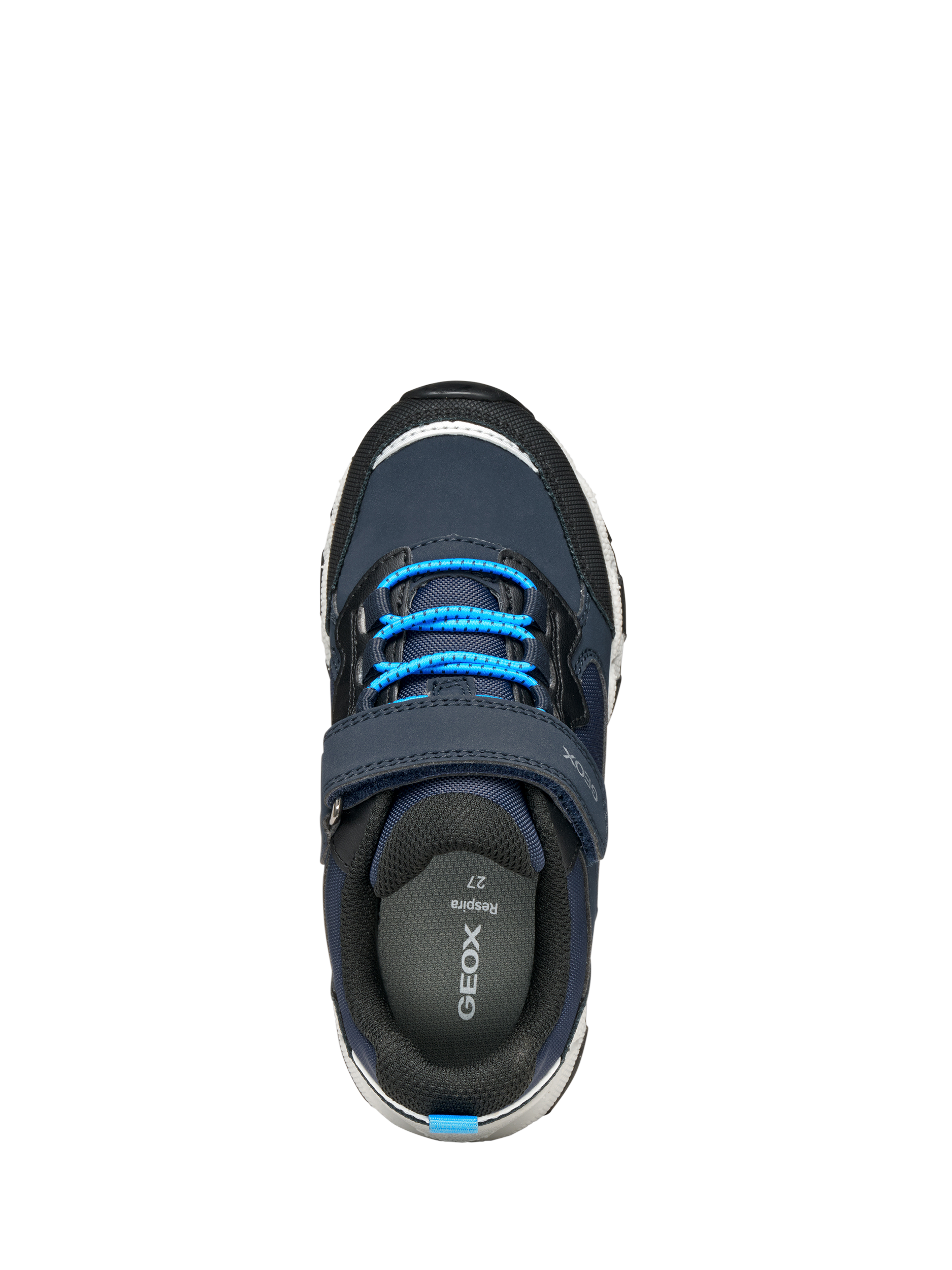 Product image 5 of 6, which shows Geox Kids' Magnetar ABX Low Cut Trainers, Navy/Sky, EU25