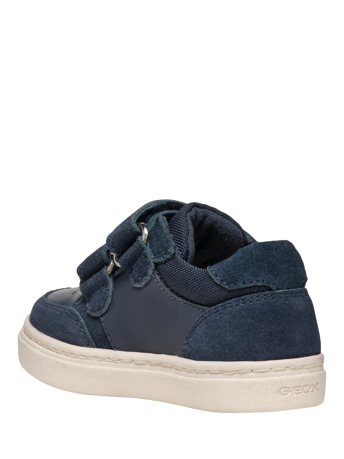 Product image 4 of 8, which shows Geox Kids' Nashik Suede Low Cut Trainers, Navy, EU20