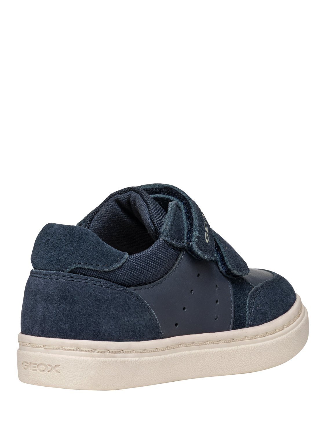 Product image 5 of 8, which shows Geox Kids' Nashik Suede Low Cut Trainers, Navy, EU20