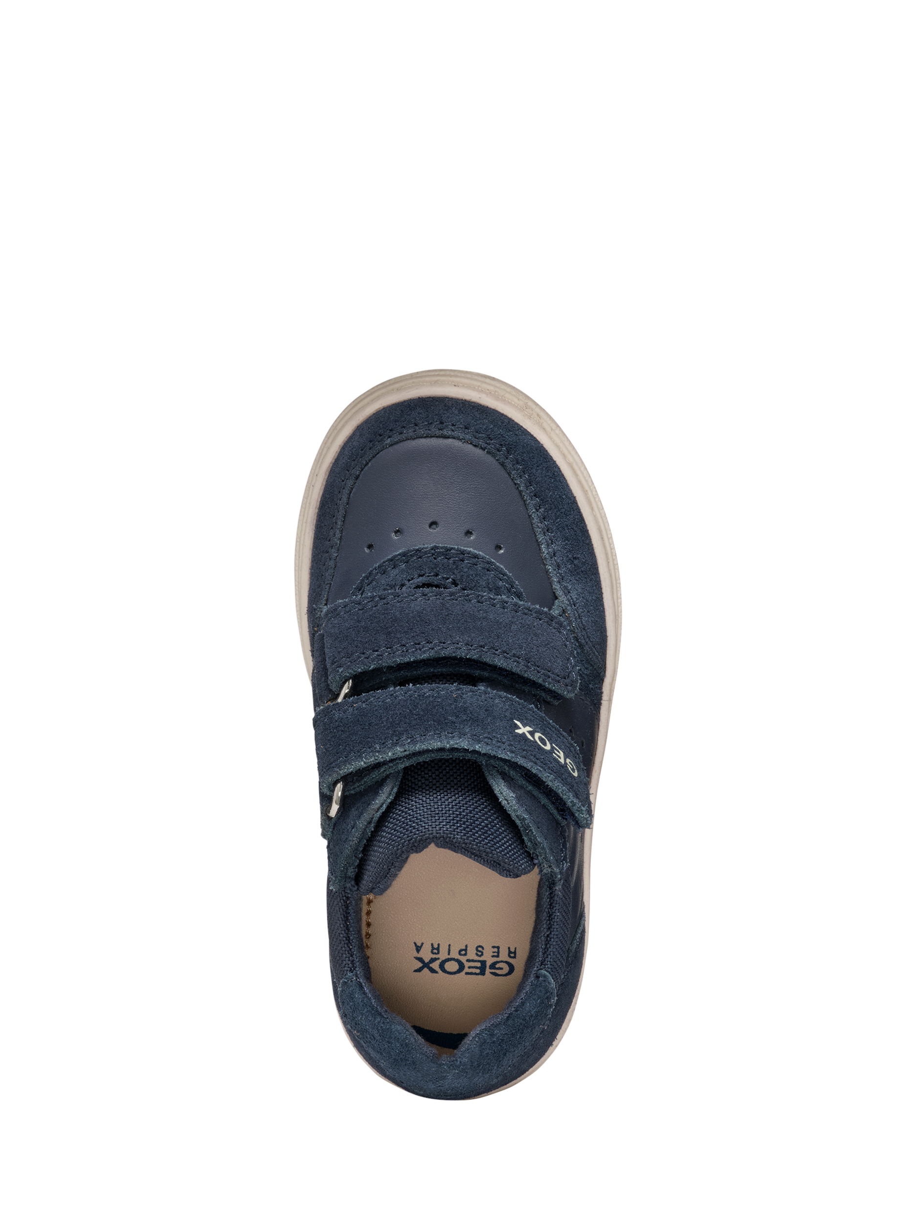 Product image 6 of 8, which shows Geox Kids' Nashik Suede Low Cut Trainers, Navy, EU20