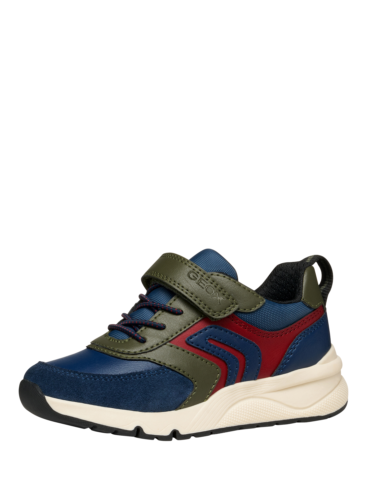 Product image 2 of 10, which shows Goex Kids' Rooner Low Cut Trainers, Military/Navy, EU36