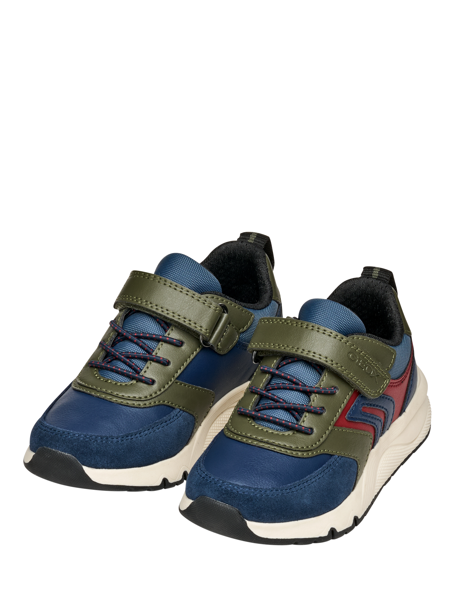 Product image 3 of 10, which shows Goex Kids' Rooner Low Cut Trainers, Military/Navy, EU36