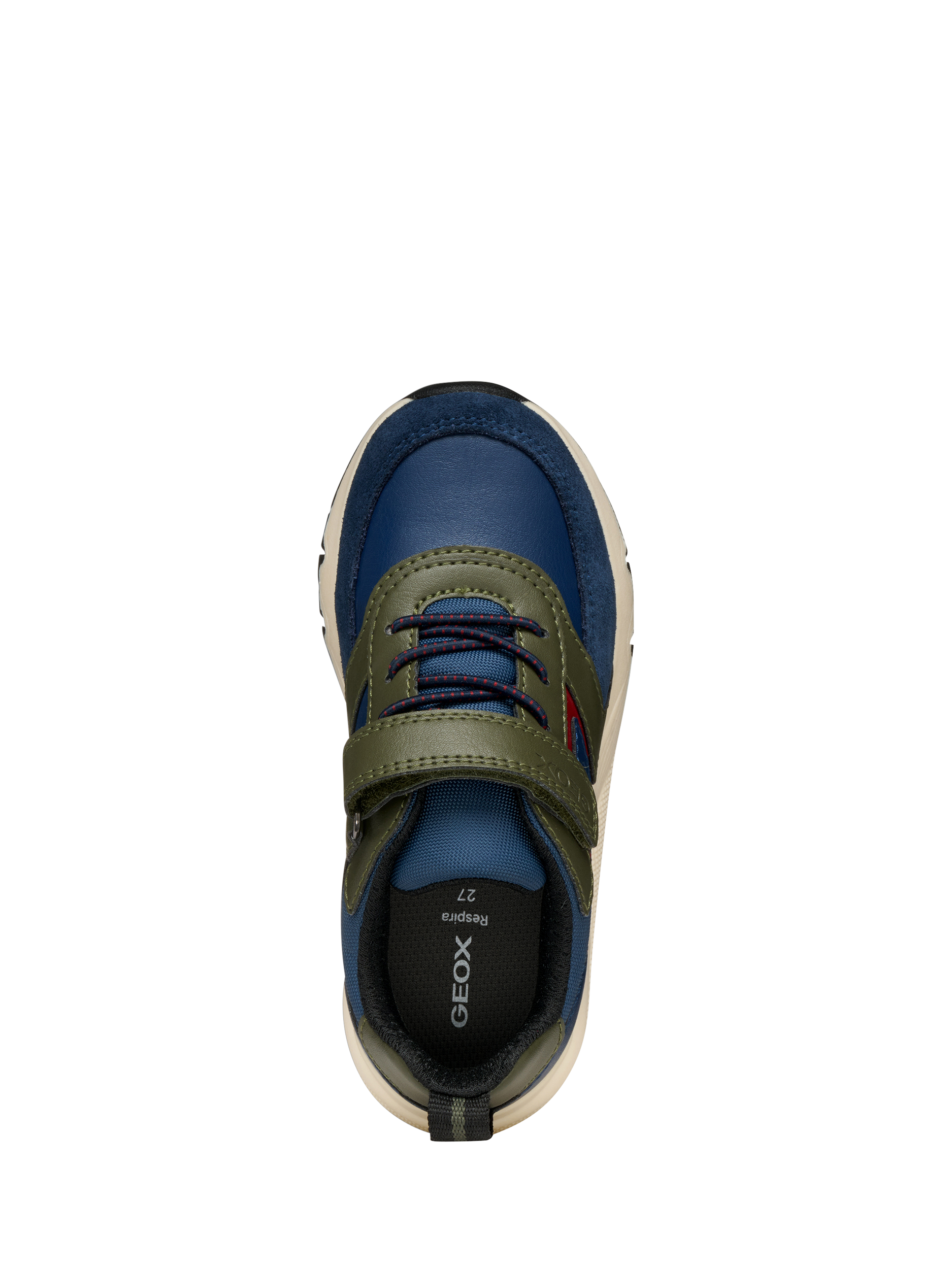 Product image 8 of 10, which shows Goex Kids' Rooner Low Cut Trainers, Military/Navy, EU36