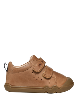 Geox Baby Steppieup Low Cut Trainers, Cognac, Cognac