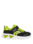 Geox Kids' Assister Trainers, Black/Lime