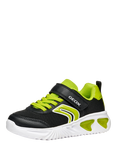 Geox Kids' Assister Trainers, Black/Lime