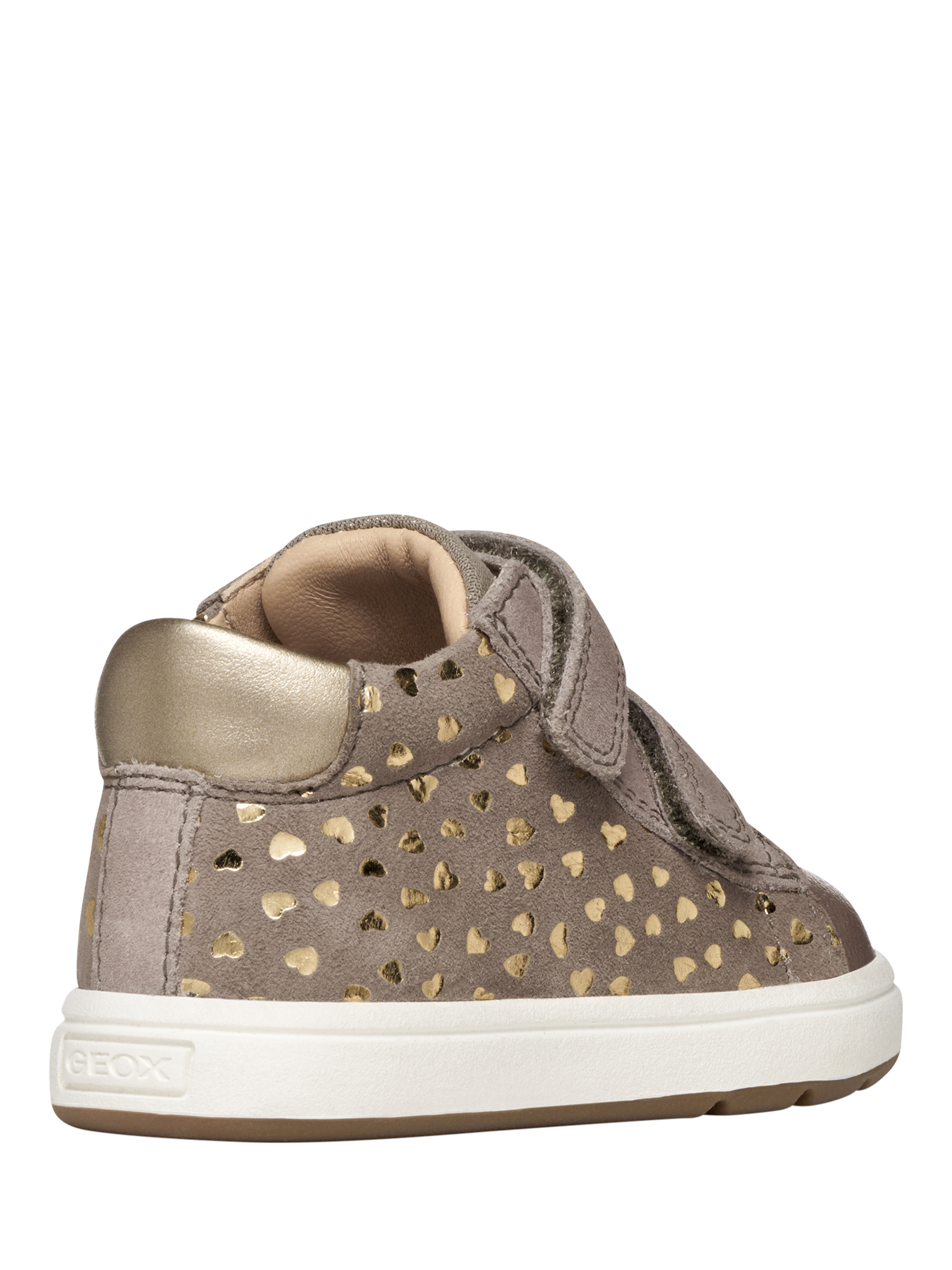 Product image 4 of 6, which shows Geox Baby Macchia Trainers, Dark Beige, EU18