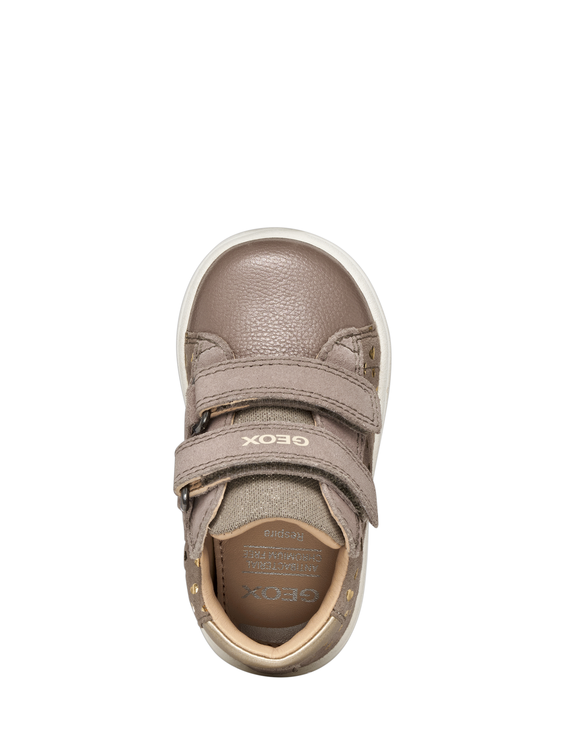 Product image 5 of 6, which shows Geox Baby Macchia Trainers, Dark Beige, EU18