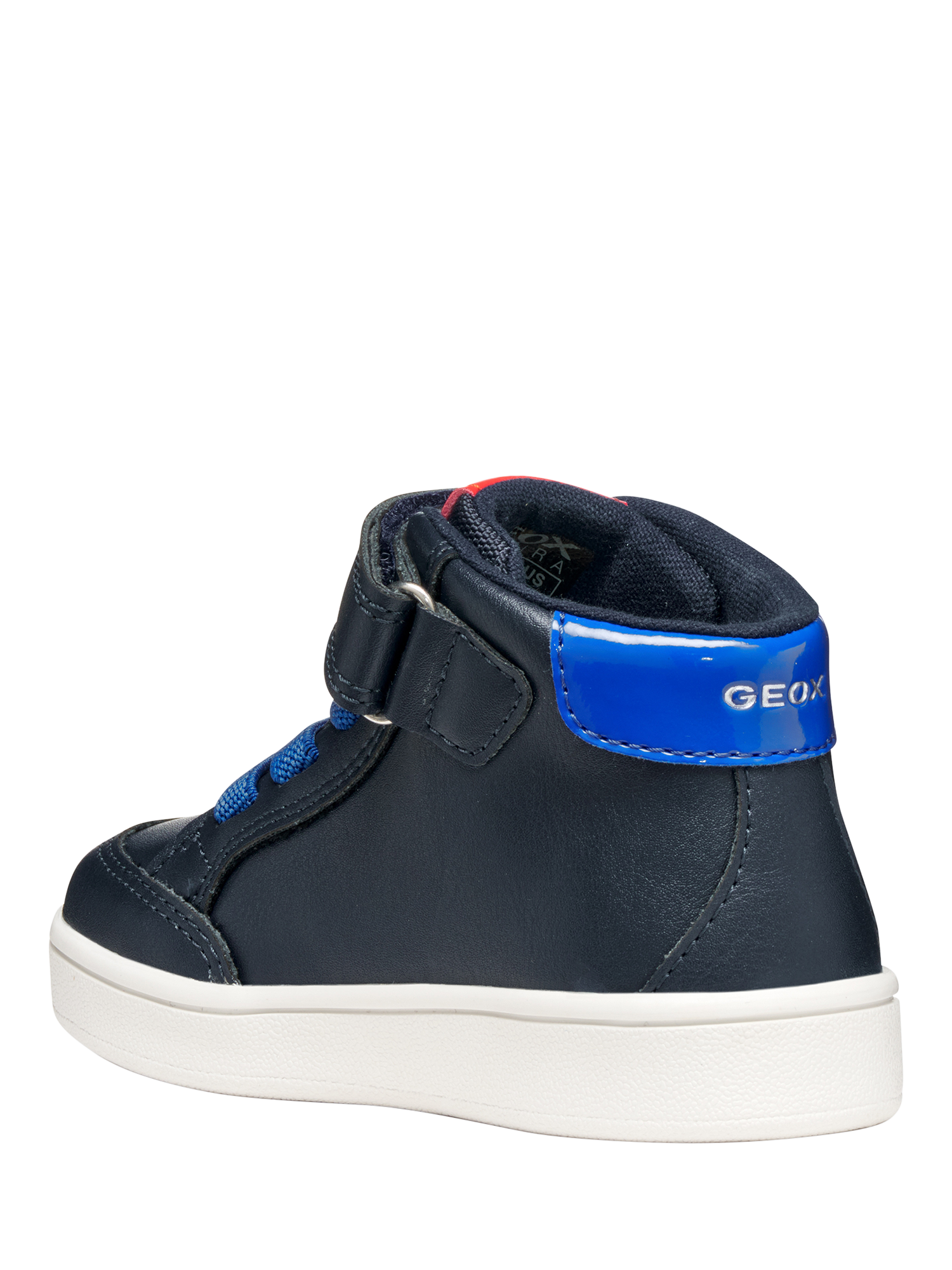 Product image 6 of 10, which shows Geox Baby Eclyper Superman Trainers, Navy/Royal, EU20