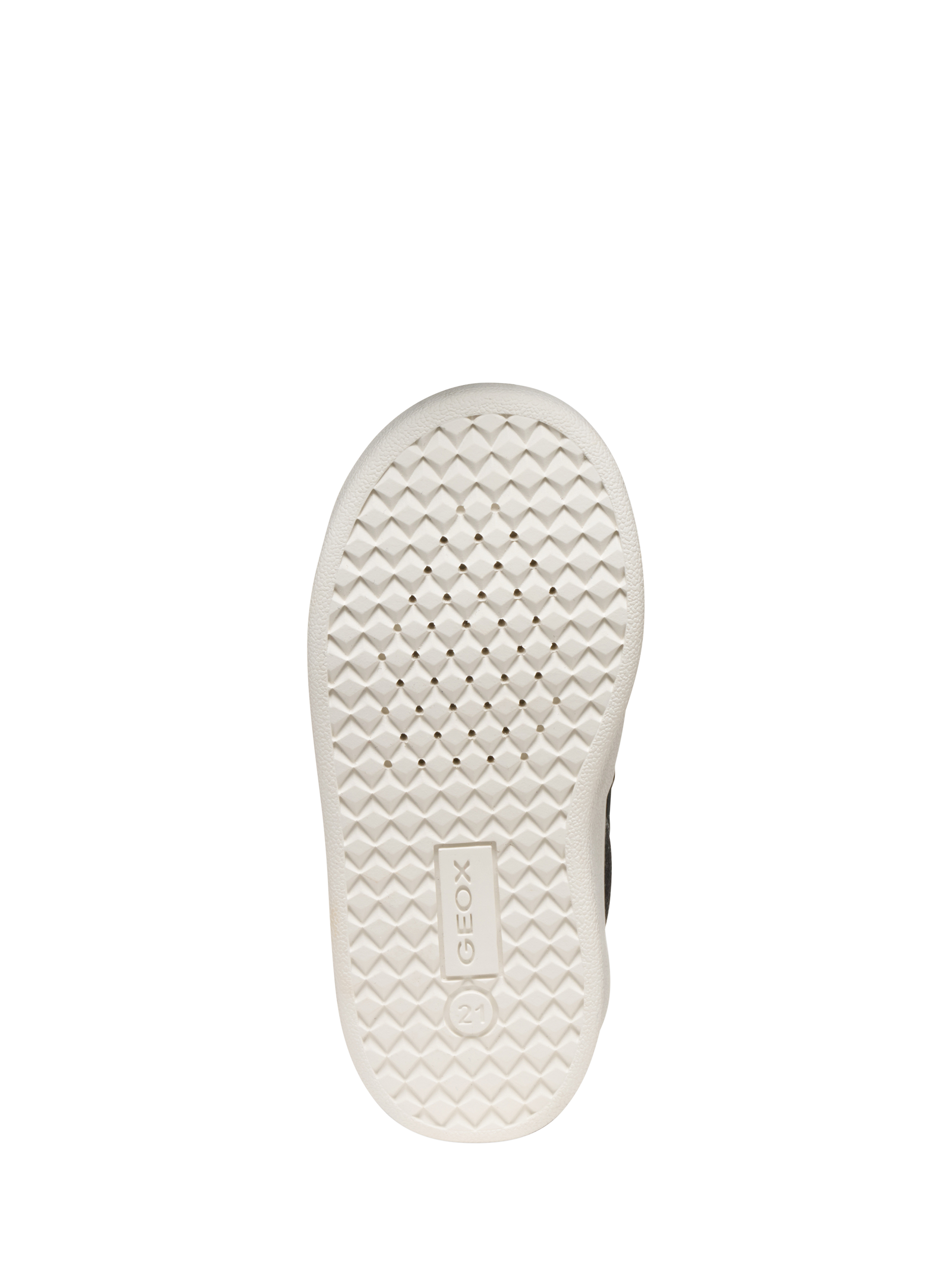 Product image 9 of 10, which shows Geox Baby Eclyper Pearlescent Low Cut Trainers, Grey/Light Rose, EU20