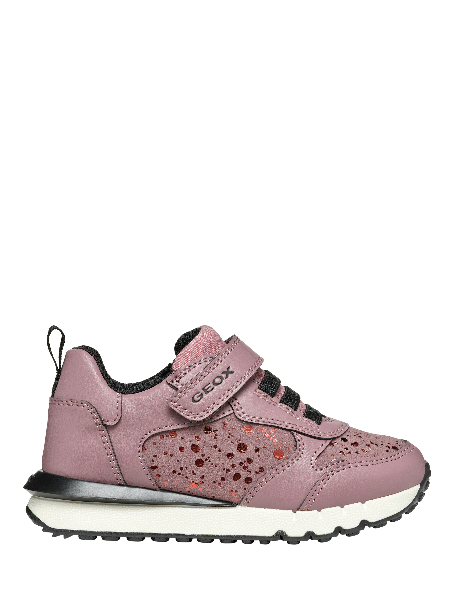 Product image 1 of 10, which shows Geox Kids' Fastics Trainers, Dark Pink, EU32