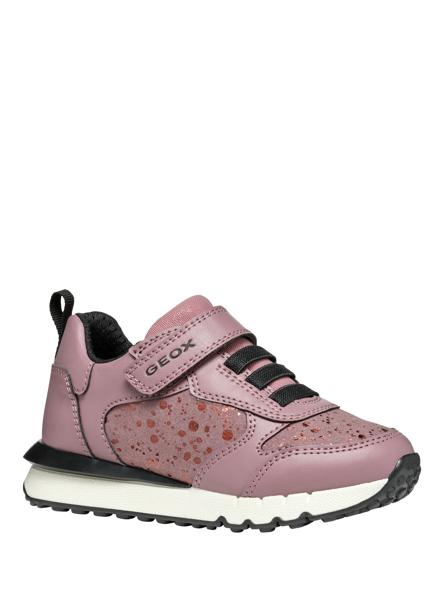Product image 5 of 10, which shows Geox Kids' Fastics Trainers, Dark Pink, EU32