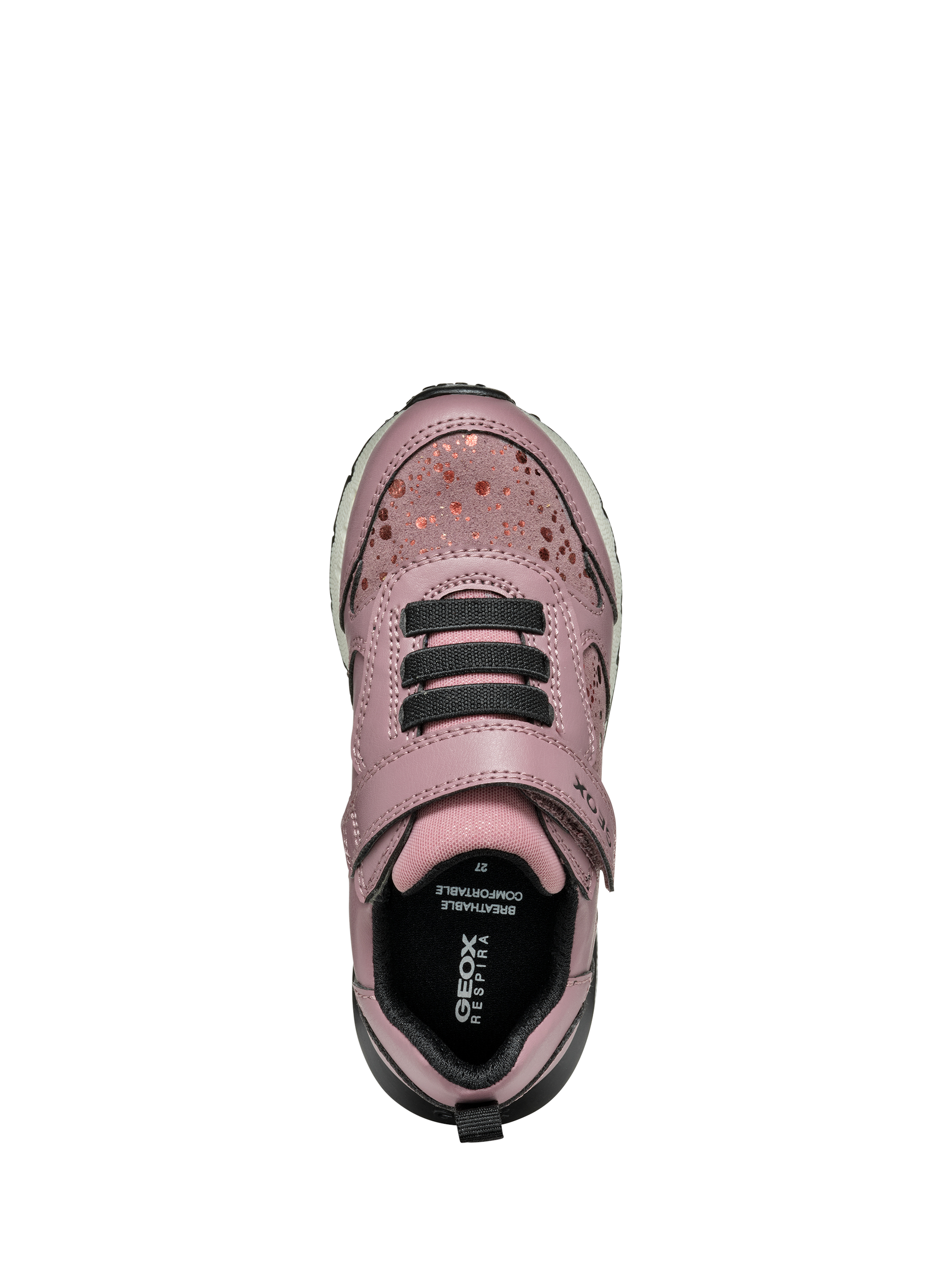 Product image 8 of 10, which shows Geox Kids' Fastics Trainers, Dark Pink, EU32