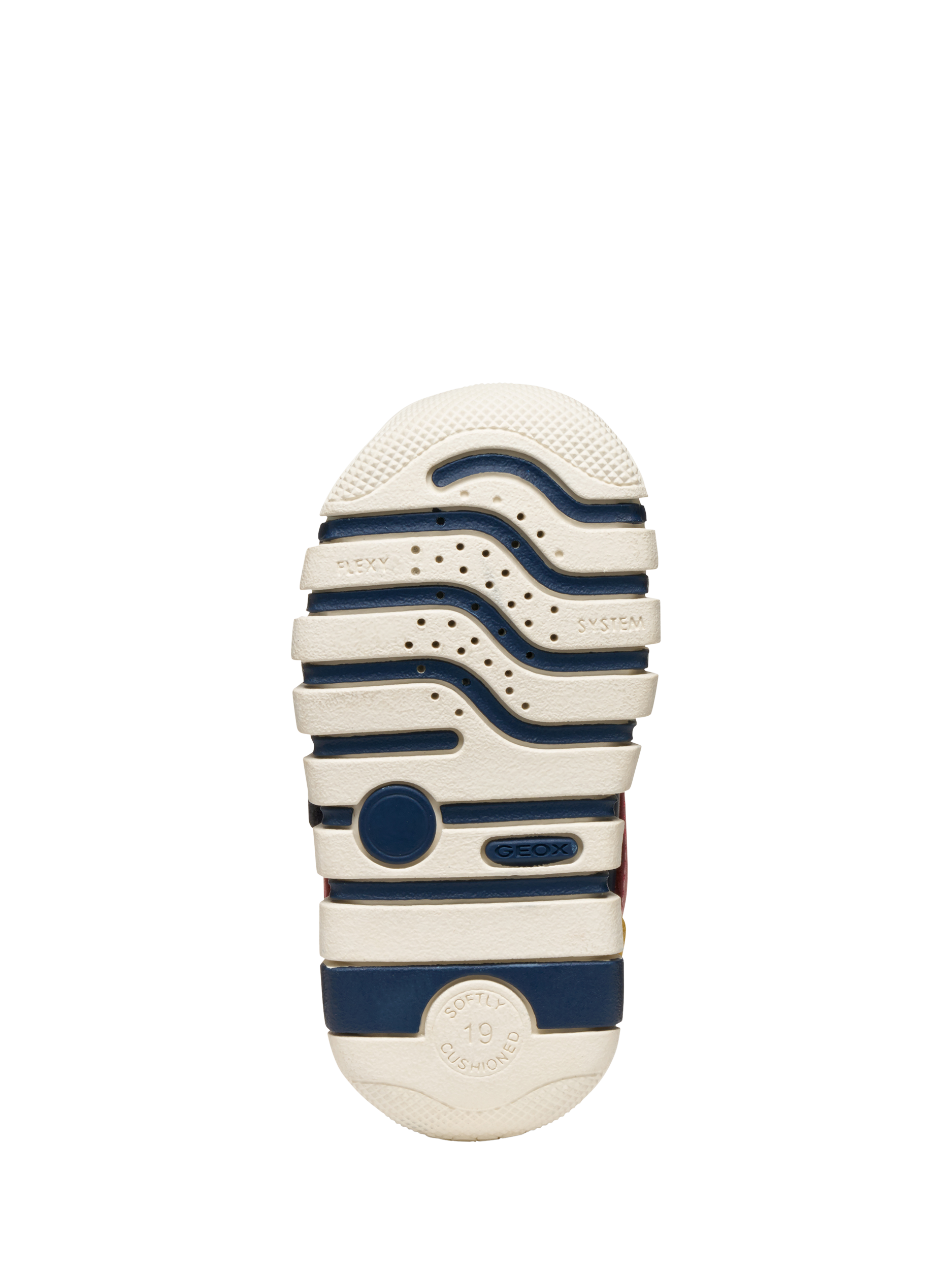 Product image 9 of 10, which shows Geox Baby Iupidoo Trainers, Navy/Dark Red, EU18