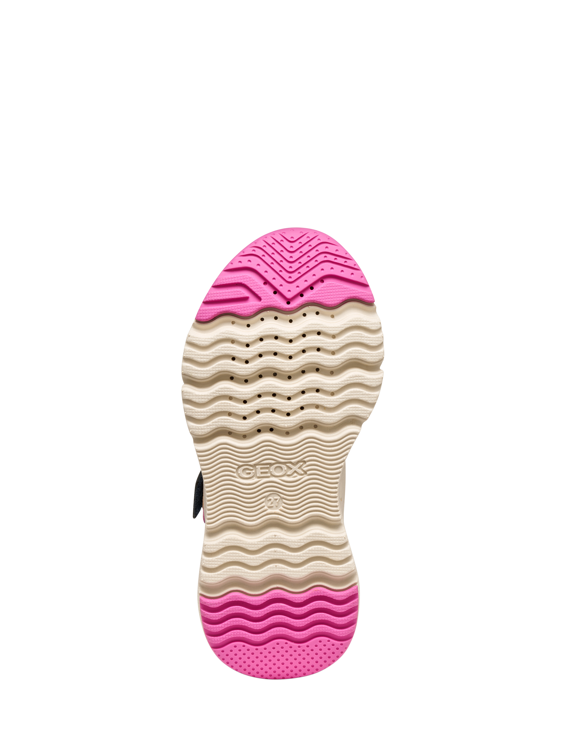 Product image 6 of 6, which shows Geox Kids' Loftus Trainers, Navy/Light Rose, EU24