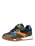 Geox Kids' RANN-E Adhesive Trainers, Military/Orange
