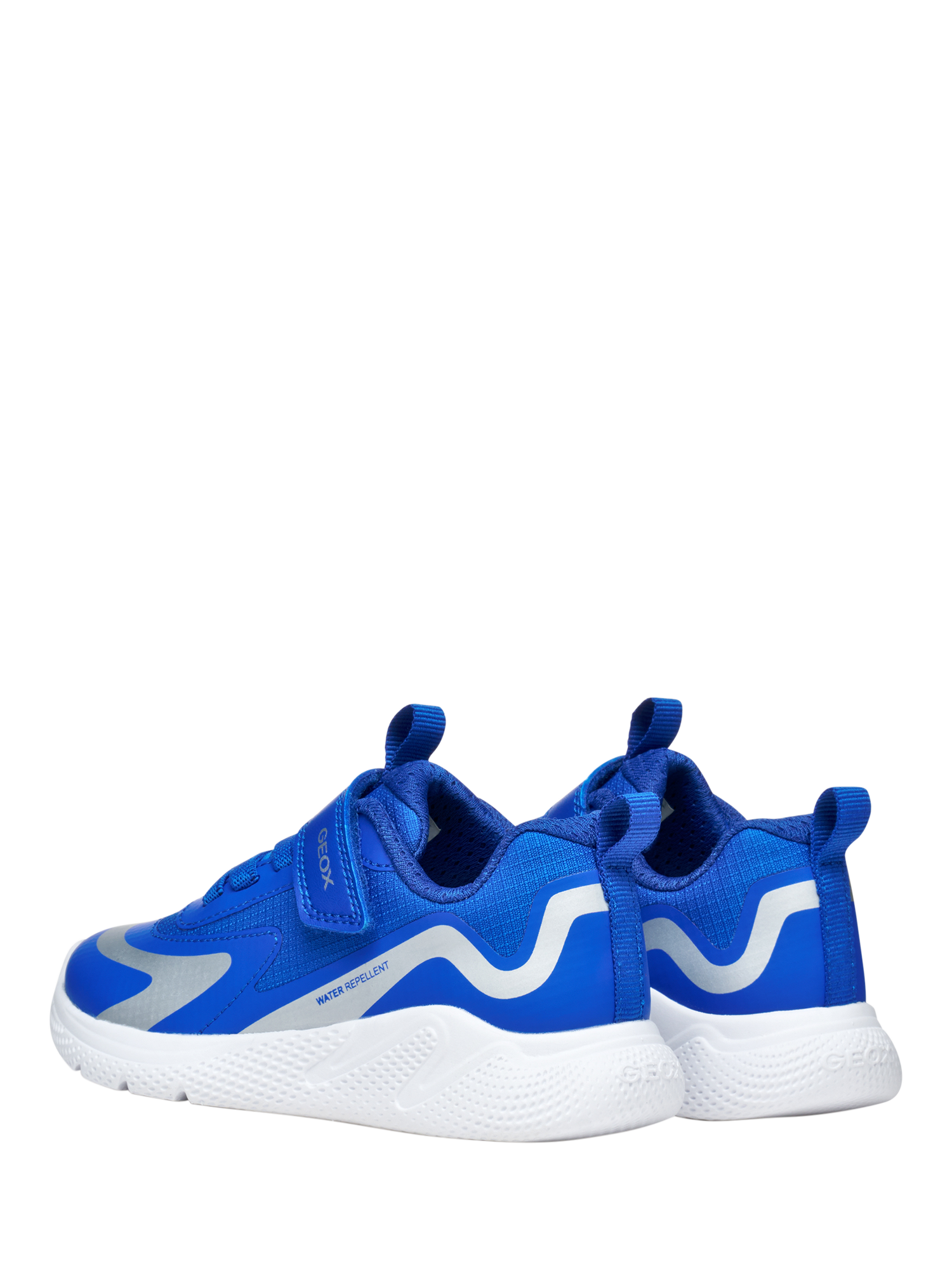Product image 4 of 10, which shows Geox Kids' Sprintye Low Cut Trainers, Royal Blue, EU24