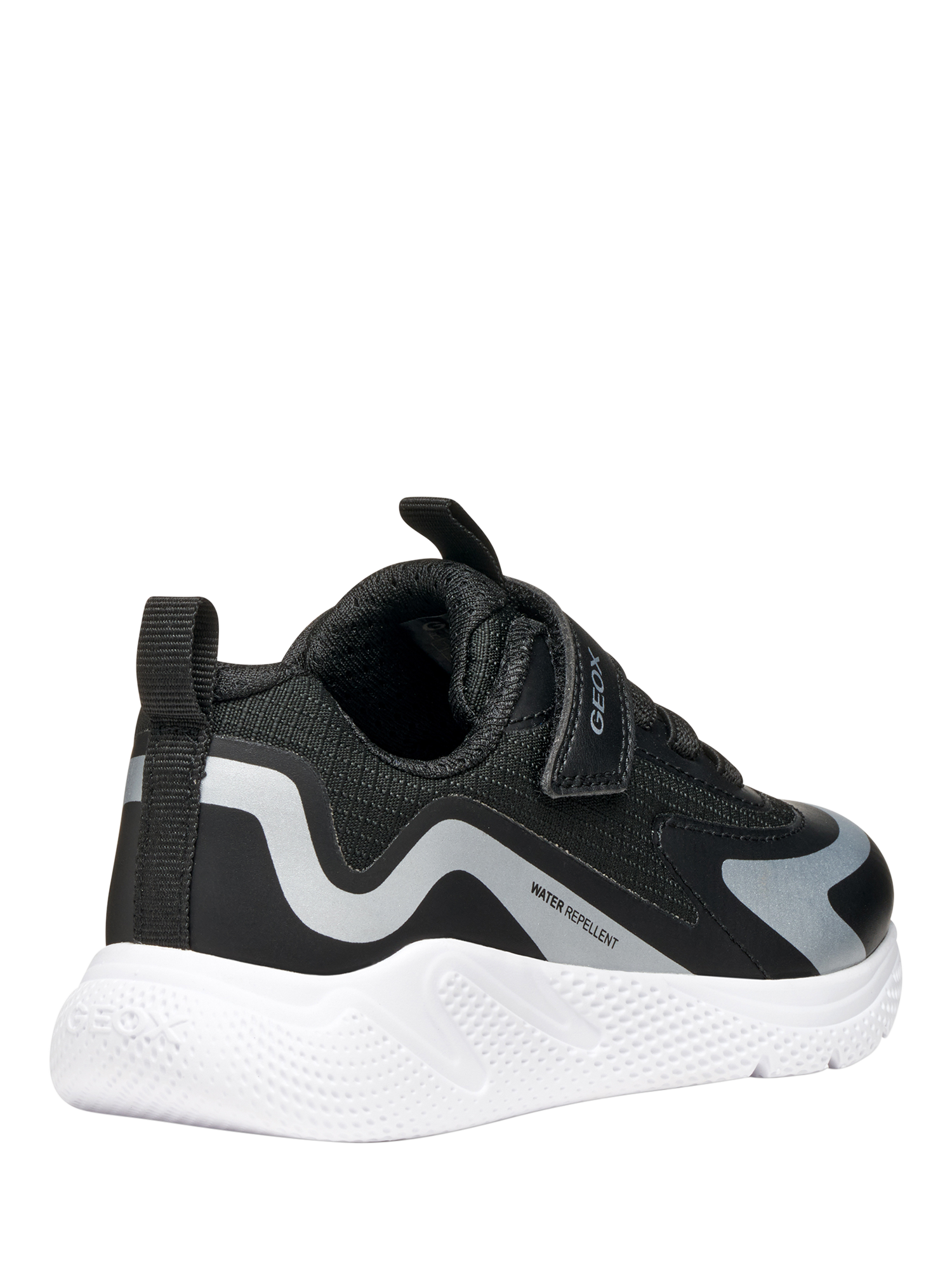 Product image 7 of 10, which shows Geox Kids' Sprintye Low Cut Trainers, Black, EU24