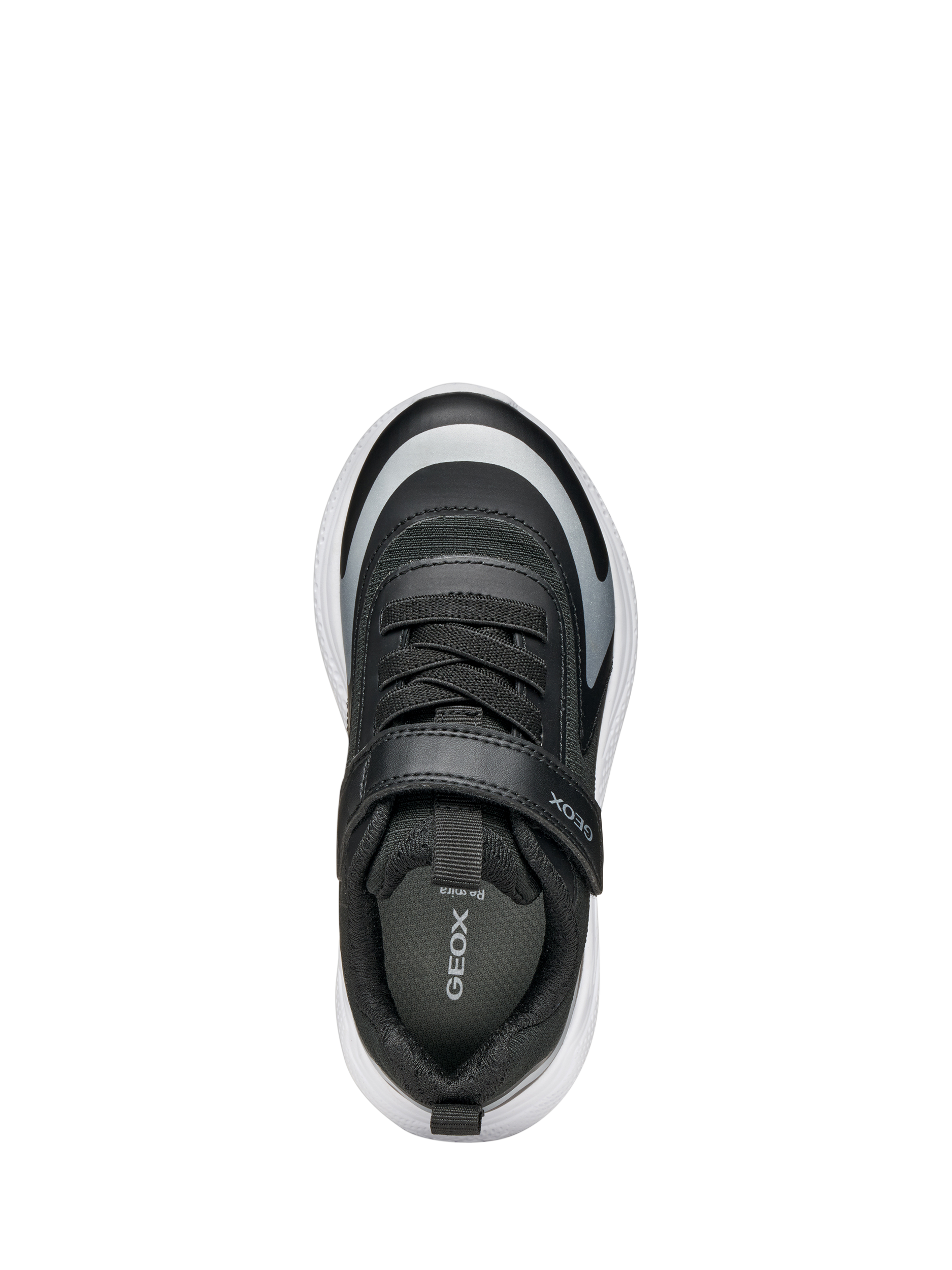 Product image 8 of 10, which shows Geox Kids' Sprintye Low Cut Trainers, Black, EU24