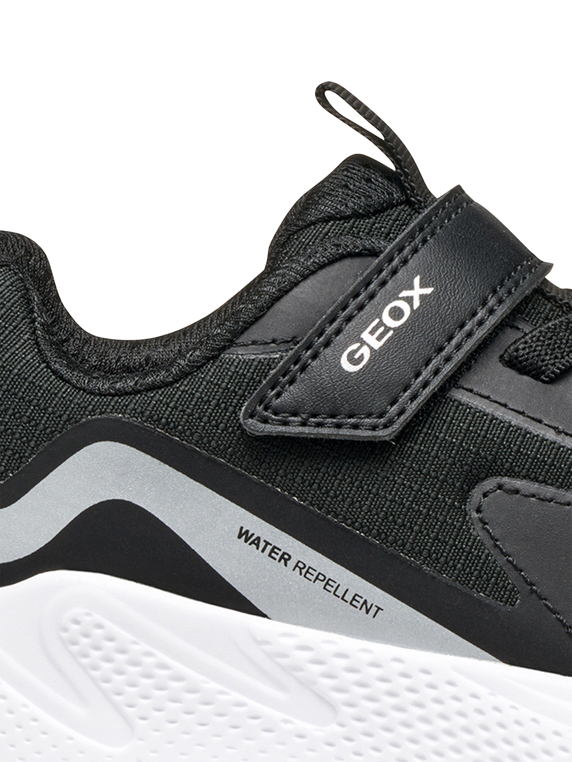 Product image 10 of 10, which shows Geox Kids' Sprintye Low Cut Trainers, Black, EU24