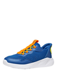 Geox Kids' Sprintye Fast In Mesh Trainers, Royal/Orange