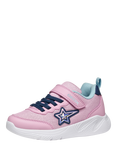 Geox Kids' Sprintye Low Cut Trainers, Pink/Multi
