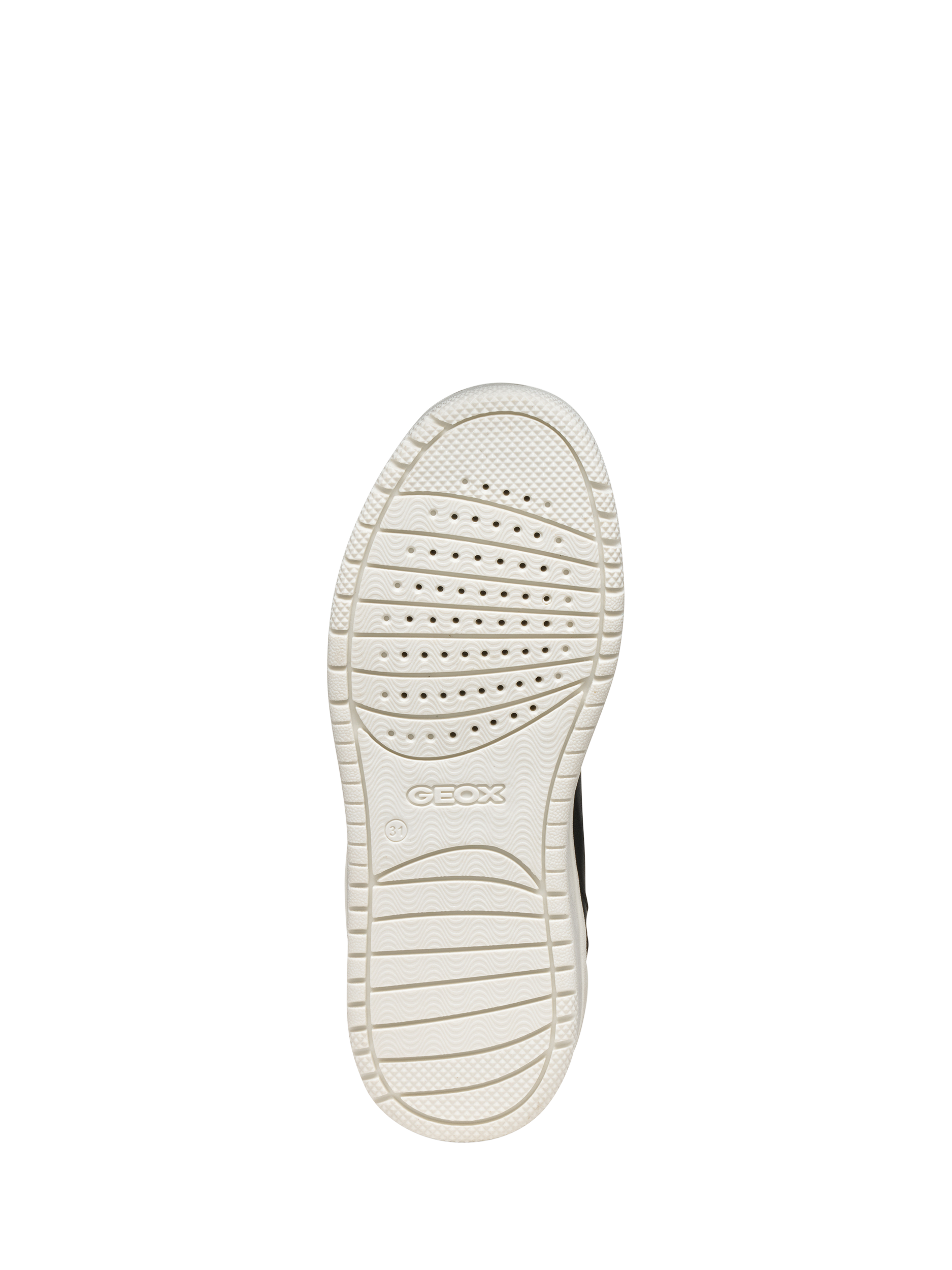 Product image 8 of 10, which shows Geox Kids' Sprintye Fast Slip On Trainers, Black/Fuchsia, EU28