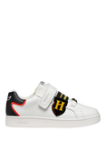 Geox Kids' Warner Bros Harry Potter Sport Trainers, White/Black