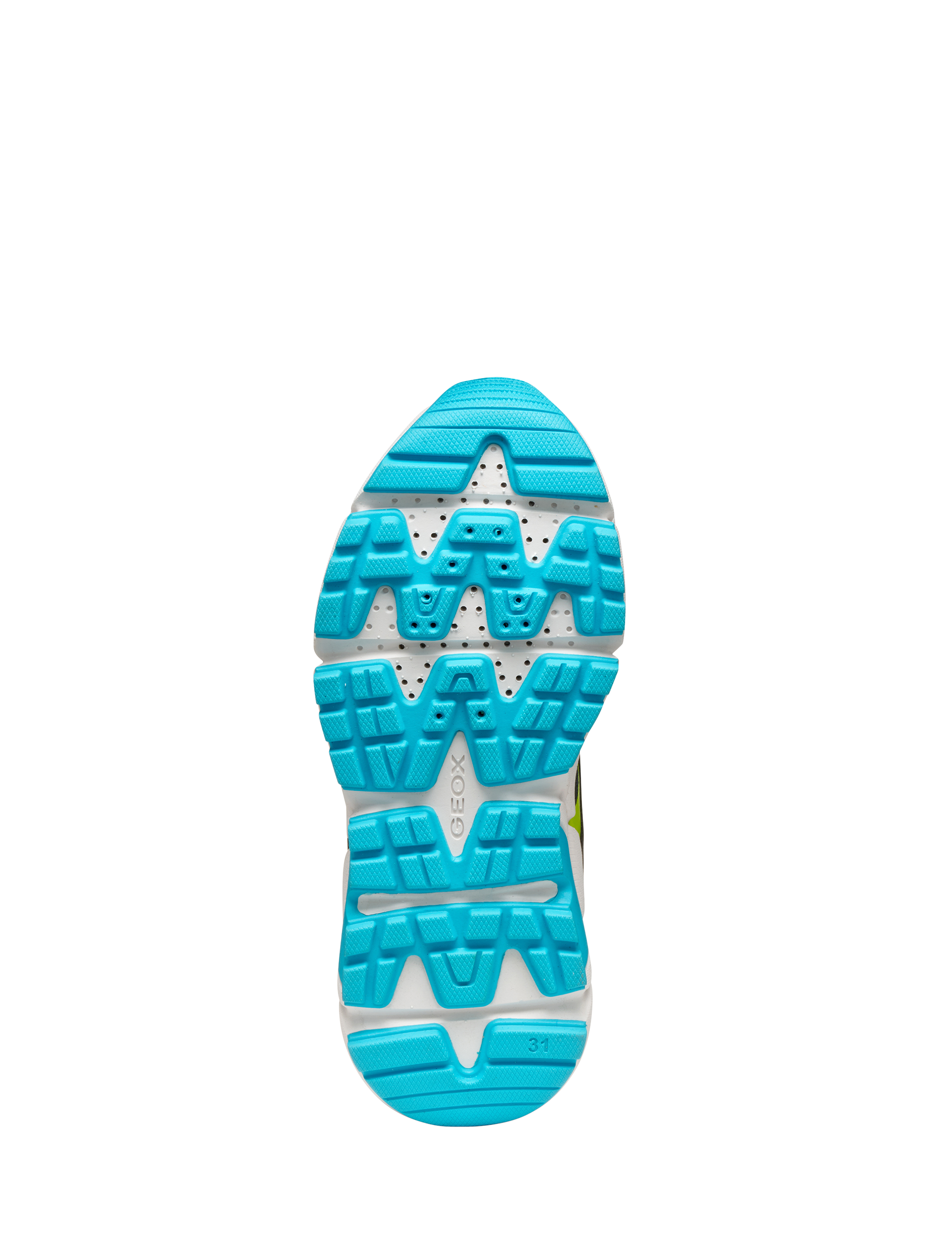 Product image 9 of 10, which shows Geox Kids' Flexyper Plus Trainers, Black/Light Blue, EU28