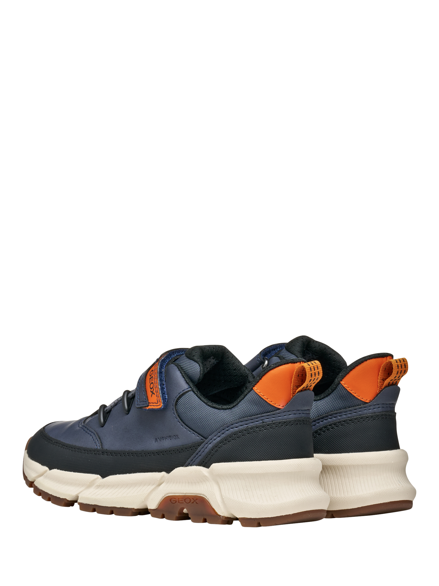 Product image 4 of 10, which shows Geox Kids' Flexyper Plus ABX Trainers, Navy, EU29