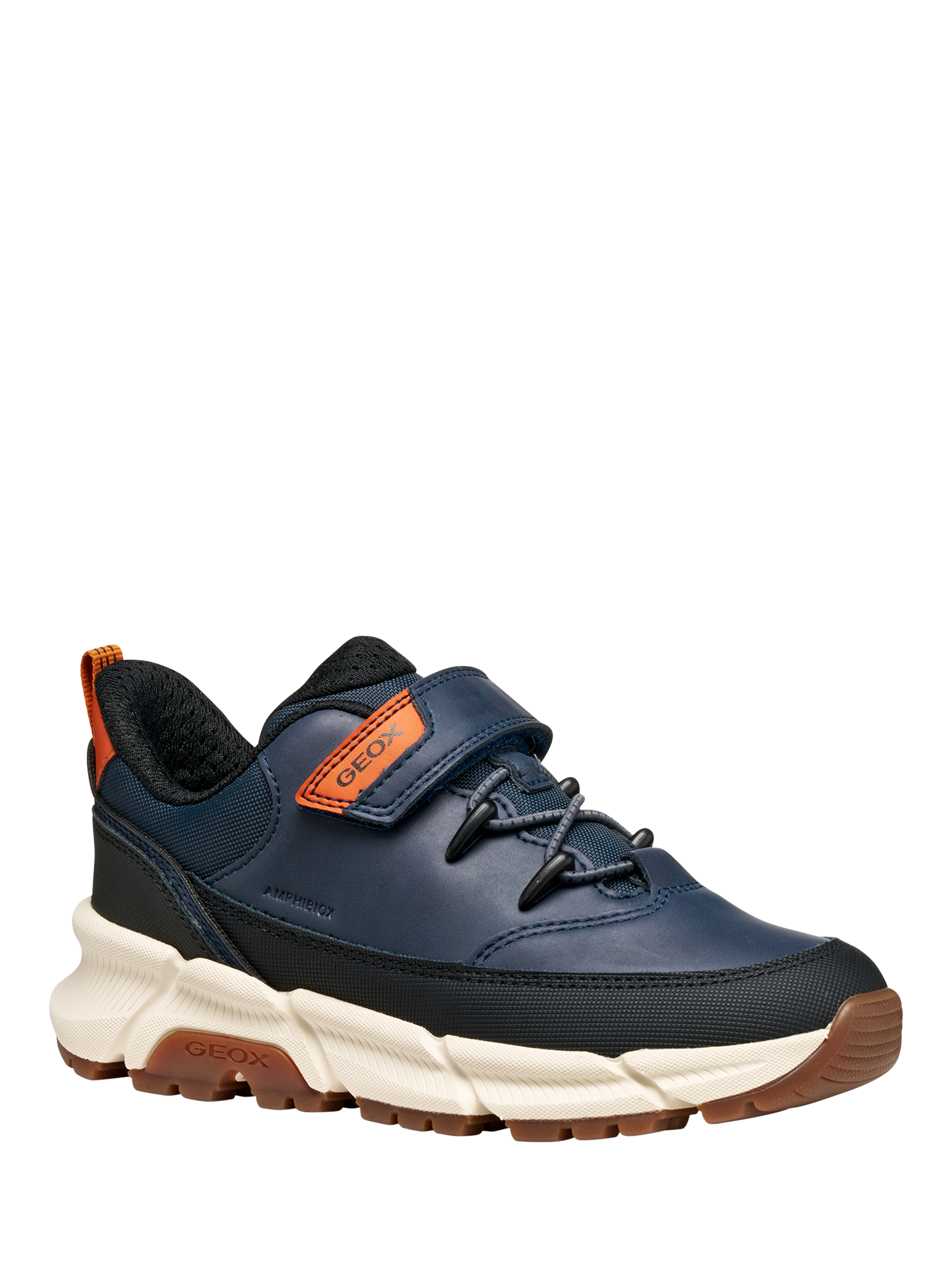 Product image 5 of 10, which shows Geox Kids' Flexyper Plus ABX Trainers, Navy, EU29
