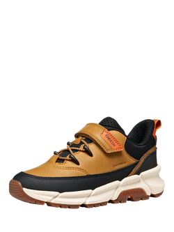 Geox Kids' Flexyper Plus ABX Trainers, Dark Yellow - view 2, Dark Yellow
