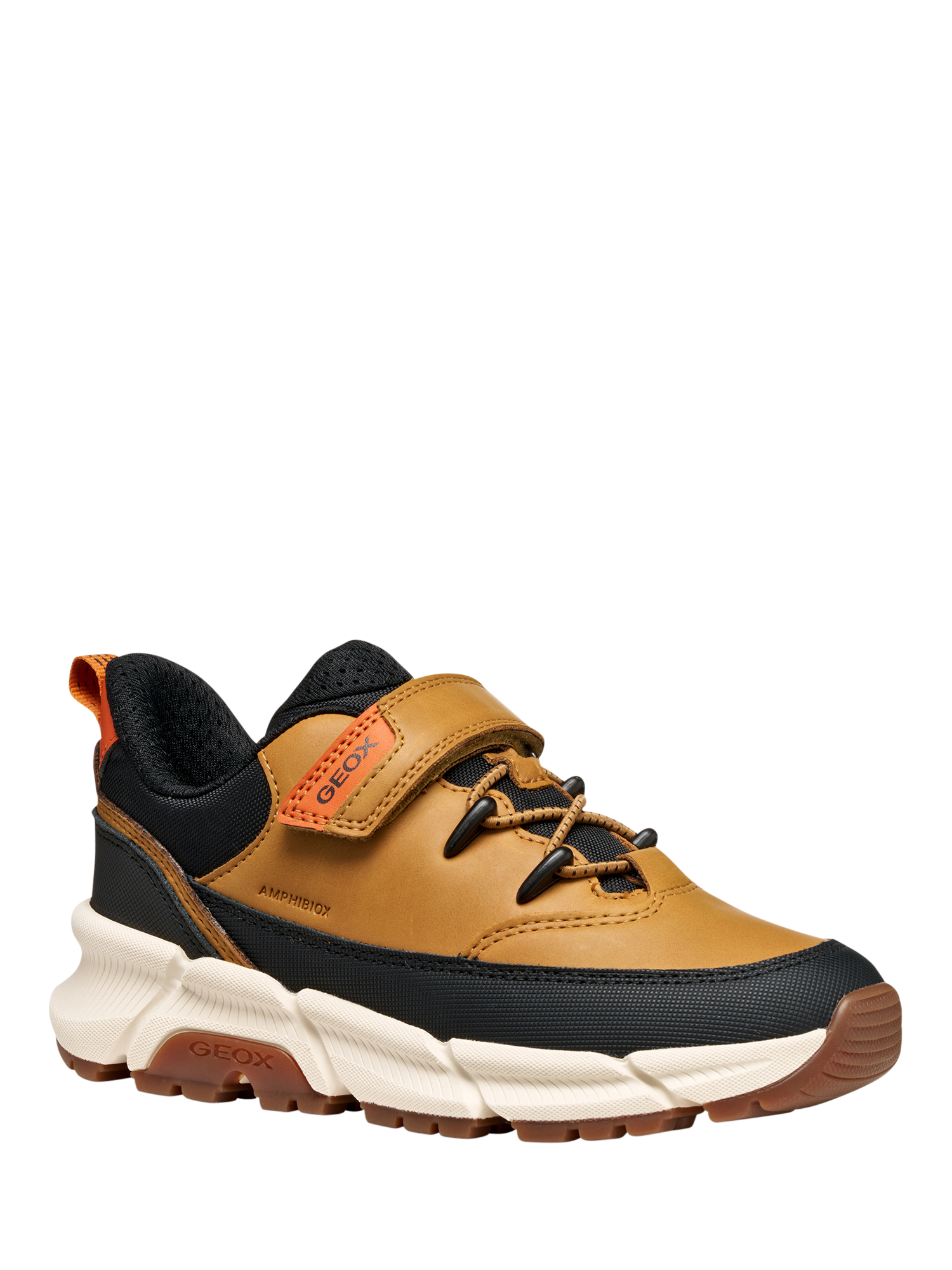 Product image 5 of 10, which shows Geox Kids' Flexyper Plus ABX Trainers, Dark Yellow, EU29