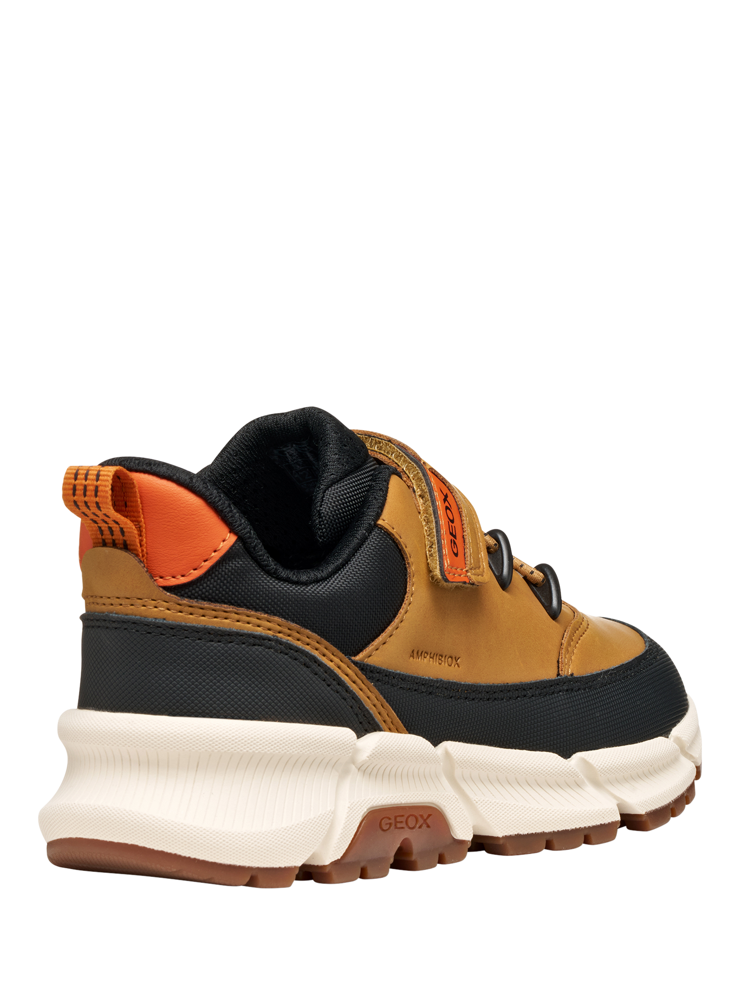 Product image 7 of 10, which shows Geox Kids' Flexyper Plus ABX Trainers, Dark Yellow, EU29