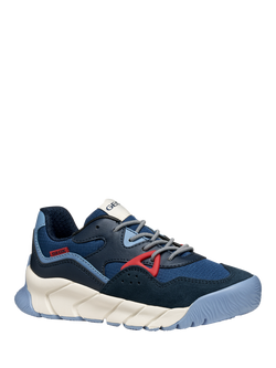 Geox Kids' Flexyper Pro Trainers - view 2, Blue/Navy