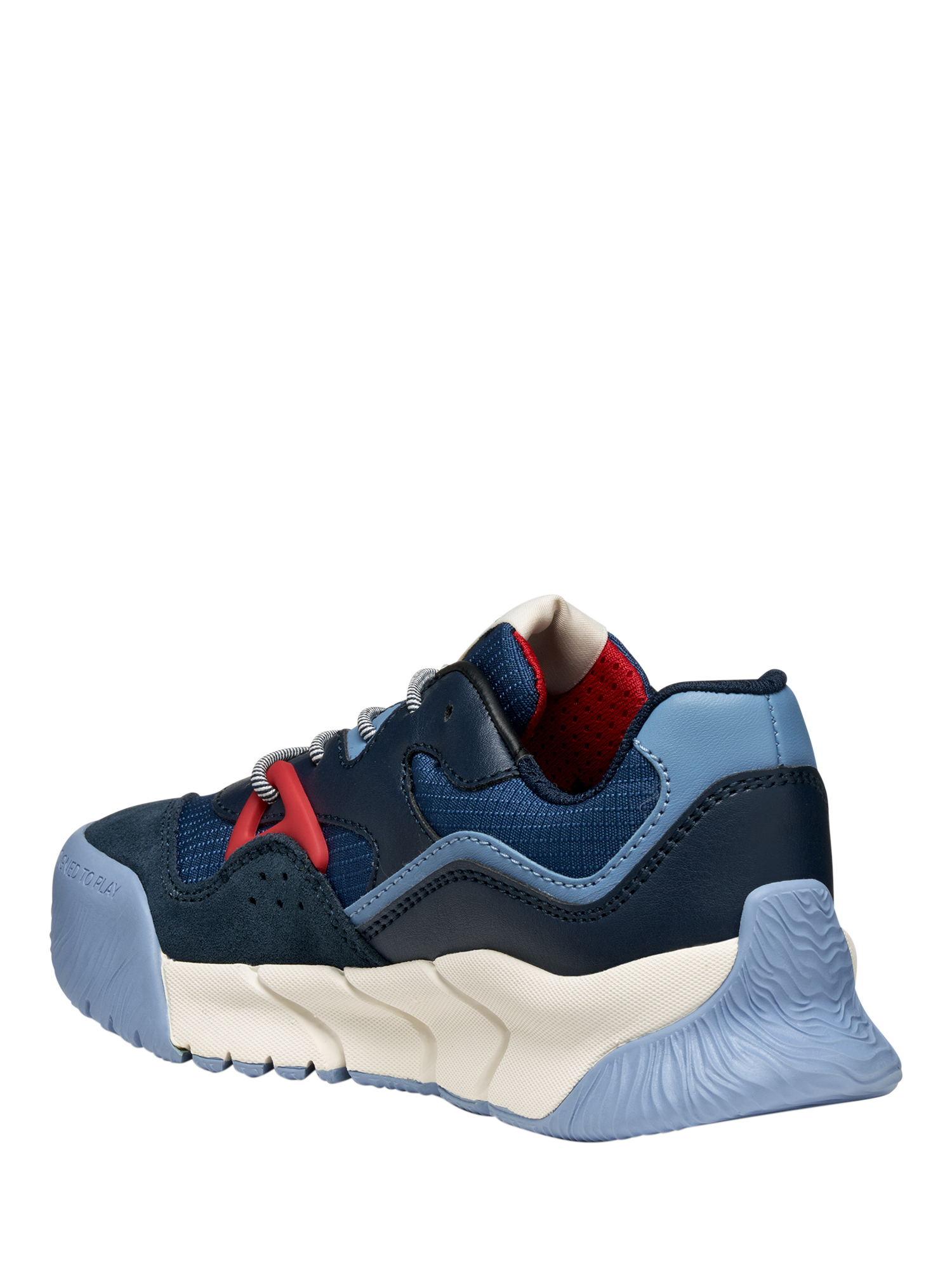 Product image 3 of 6, which shows Geox Kids' Flexyper Pro Trainers, Blue/Navy, 10 Jnr|11 Jnr